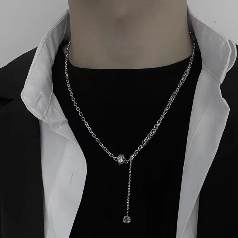 

Original Unique Significance Unique and Trendy American-style Hip-hop Style Couple Style Bilayer Design Sense Texture Pendant