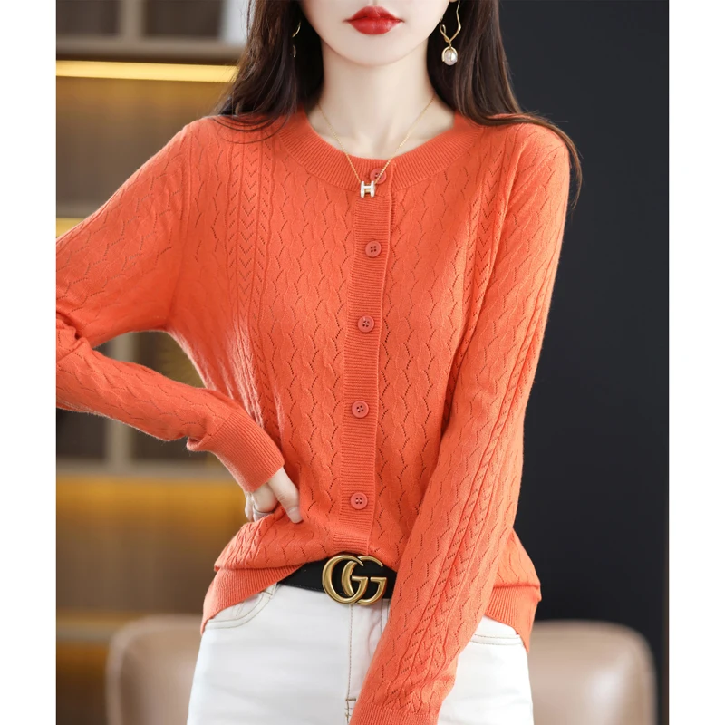 Рисунок 5 - Женский шерстяной вязаный кардиган