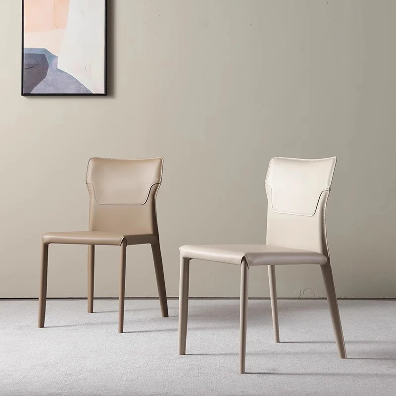 

Salon Nordic Dining Chairs Designer Accent Outdoor Living Room Chairs Vanity Mobile Chaises Salle Manger Patio Furniture CY50DC