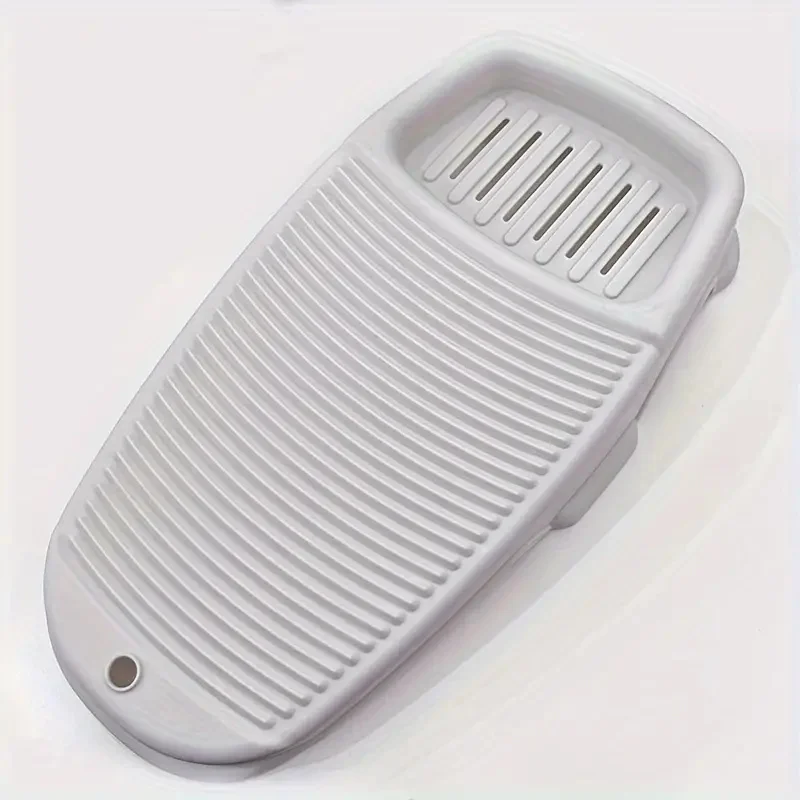 Compact & Sturdy Handwashing Washboard-Non-Slip, with Soap Storage, Ideal for Delicates and Small Items