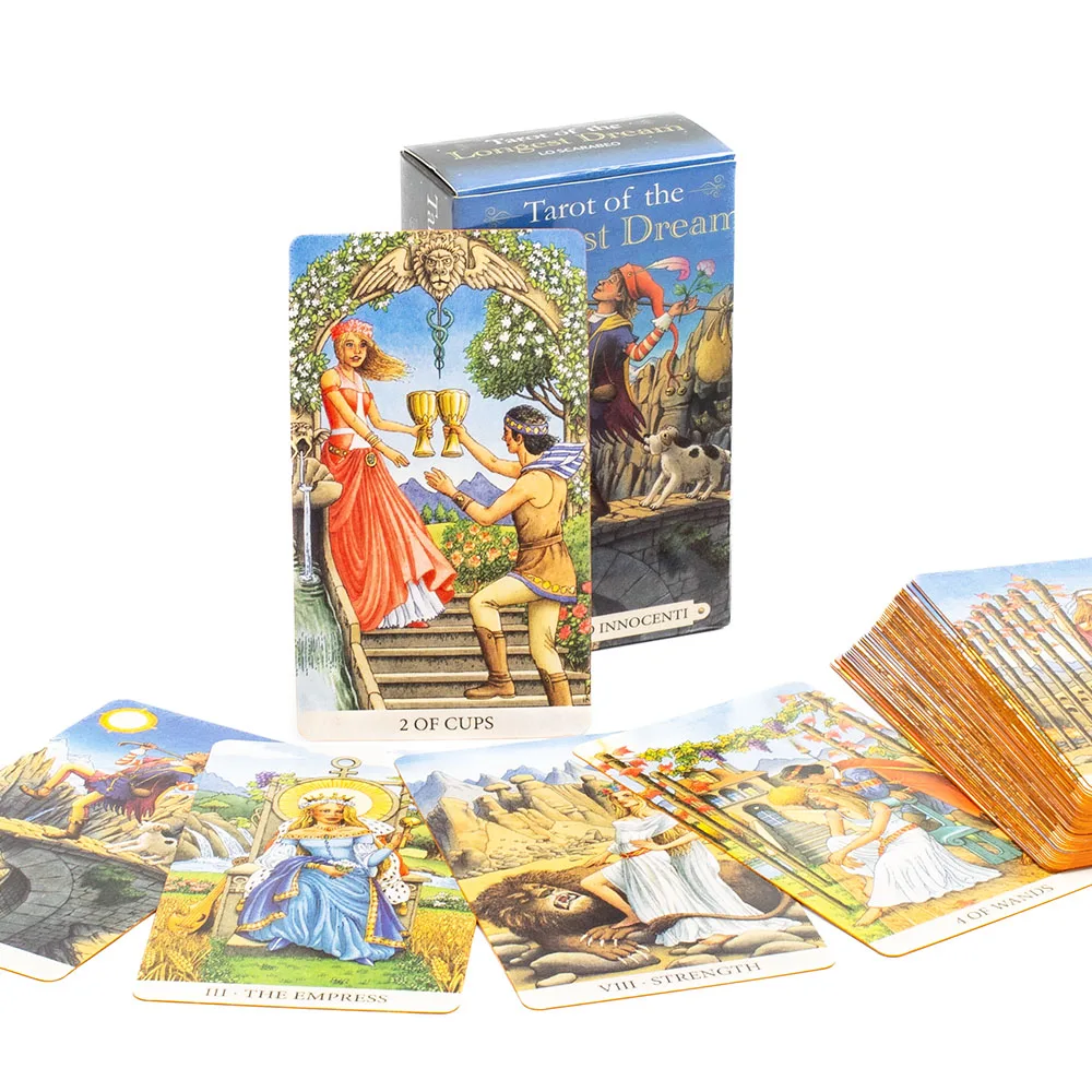 The Longest Dream Tarot Cards 78pcs Deck with Instruction Booklet, Ideal for
 Enthusiasts and Board Game Lovers 4