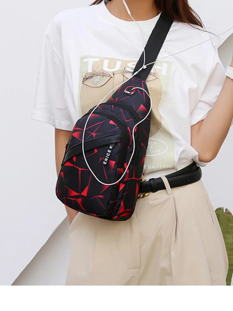 Shoulder Crossbody Bag For Men Short Travel Messenger Chest Bag Light Outdoor Sport Recreation Lovers Single Shoulder Bag