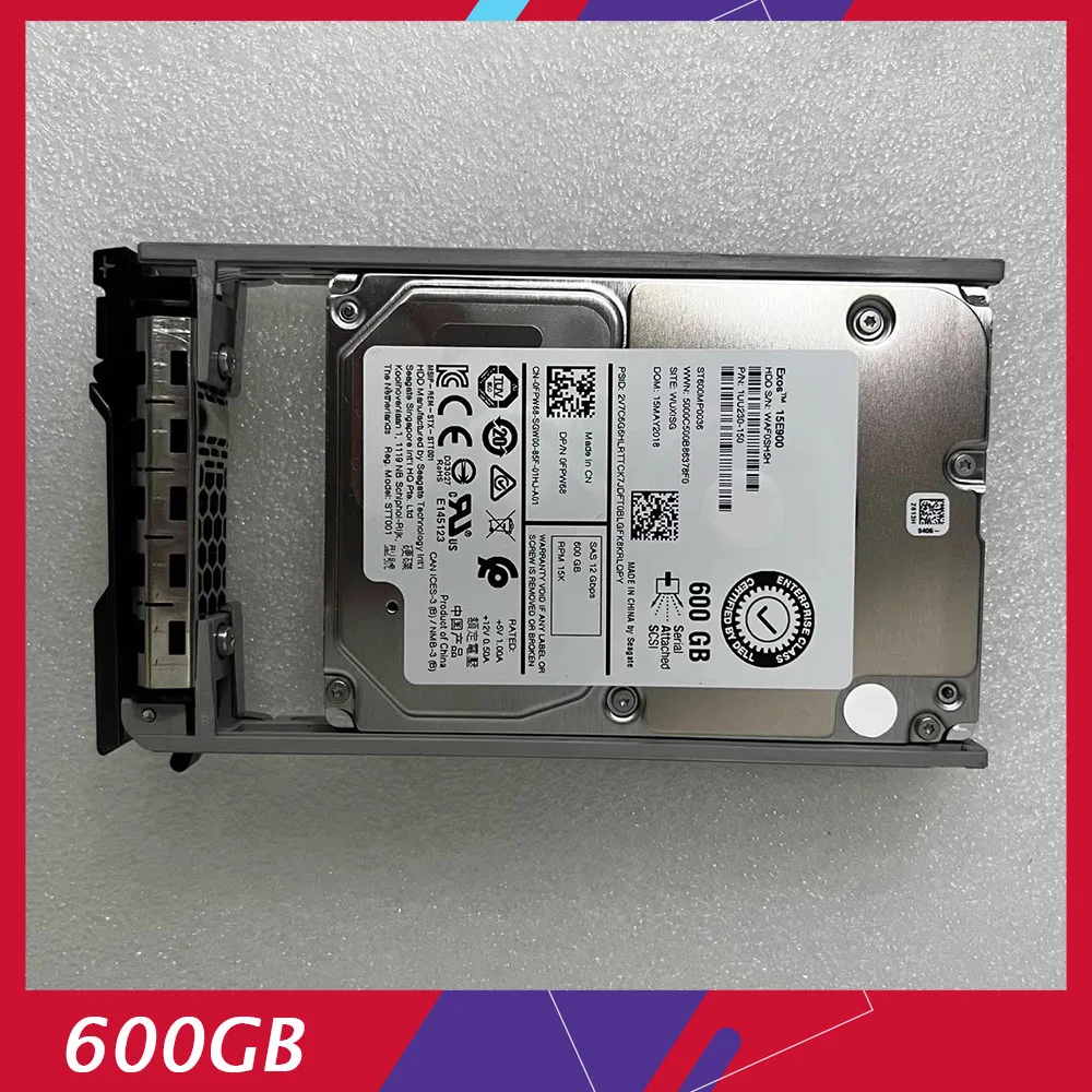 For Dell Server Hard Disk SAS 15k 15E900 600GB 1UU230-150 ST600MP0036