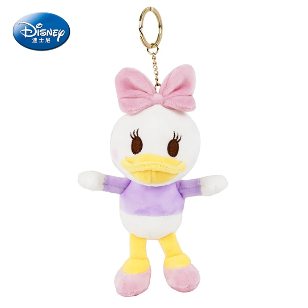 15CM Disney Stuffed Plush Small Pendant For Boys Girls Cute Mickey Mouse Donald Duck Plush Toys Kids Gift Key And Bag Decoration