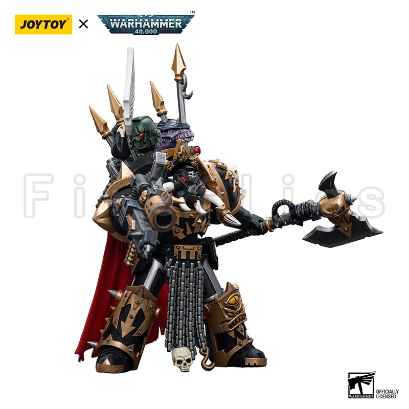 1/18 JOYTOY Action Figure 40K Black Legion Chaos Lord In Terminator Armour Anime Model Toy - 26