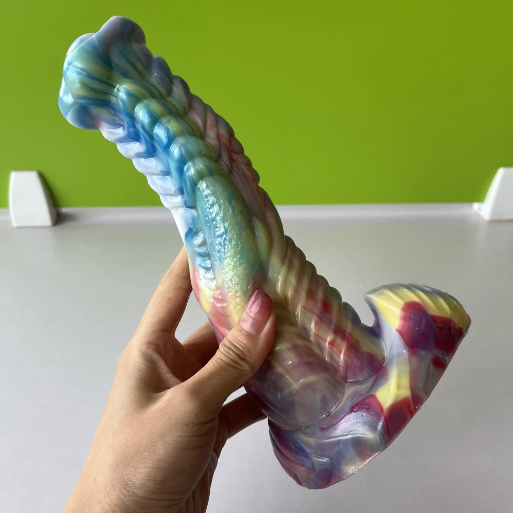 FAAK Limited Edition Silicone Fantasy Dildos Diy Color Anal Plug Sex Toys For Women Men Only 1 Pcs For Each