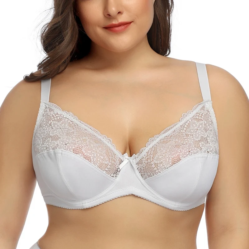

Sexy Women Bra Ladies Bras for Women Lace Bralette Underwire Plus Size for Big Breast BH B C D E 38-54