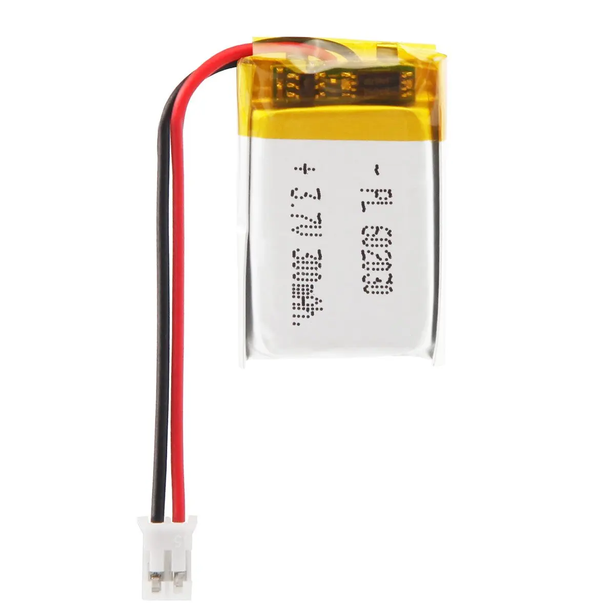 

3.7V 300mAh 602030 Rechargeable Lipo battery length 32mm