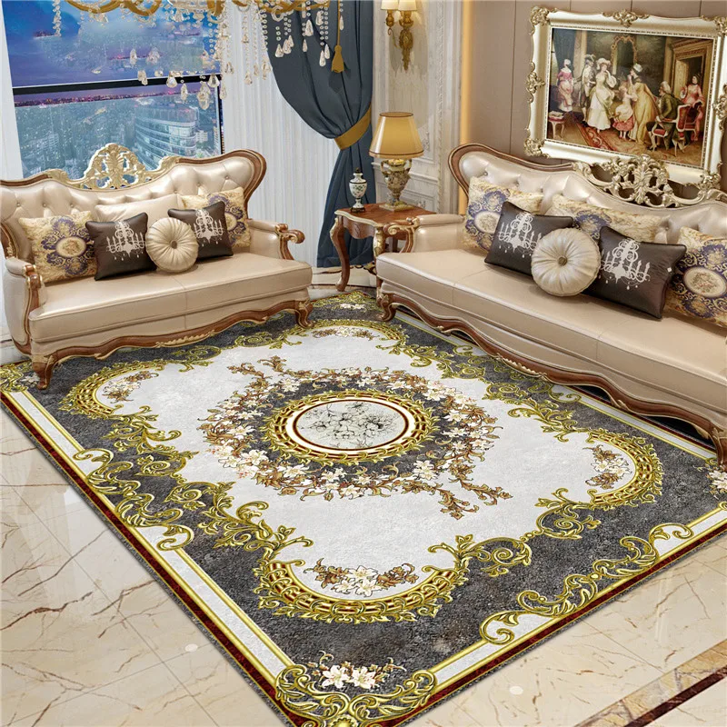 Vintage Green Wool Carpet For Living Room Europe Thick Floor Mat Handmade  Persian Carpets Rug For Bedroom Decoration Large Rug - Carpet - AliExpress