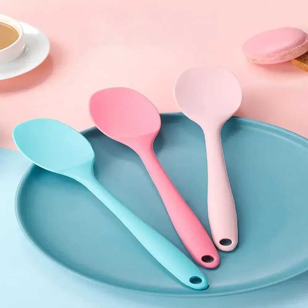 Kitchen Silicone Cream Spatula Spoon Baking Cooking Kitchenware Tools Spatulas Pastry Scraper Mixer Buttter Ice Cream Scoop