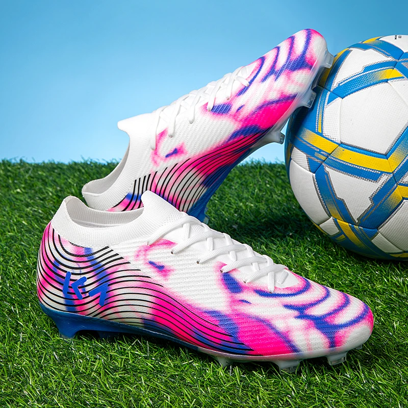 Men's High-Top Soccer Cleats – Premium Non-Slip Outdoor Football Boots