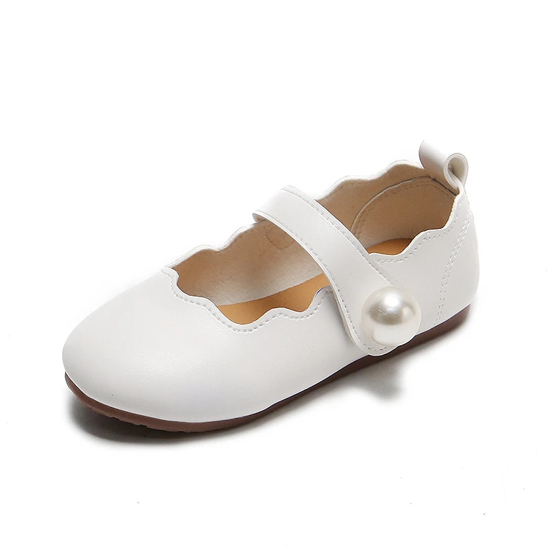 Leather Kids Dancing Shoes Toddler Girl Black Shoes Children's