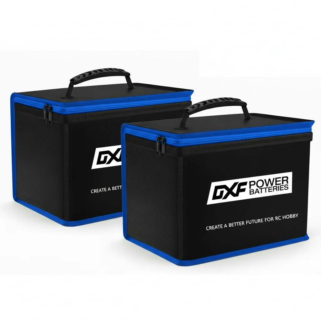 Sac de transport LiPo résistant au feu - Lot de 1 à 3 pièces