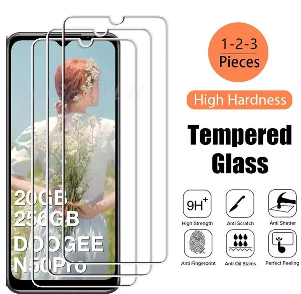 

Закаленное стекло Для Doogee N50 Pro 6,52 "2023 Doogee N50 Pro, Защитная пленка для экрана телефона, защитная пленка