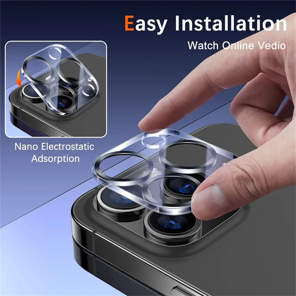Film De Protection Pour Appareil Photo IPhone 17 Pro Max Woxuyee Orange Neuf