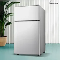 Household refrigerator small double-door refrigerated freezer refrigerator dormitory rental new small refrigerator 1