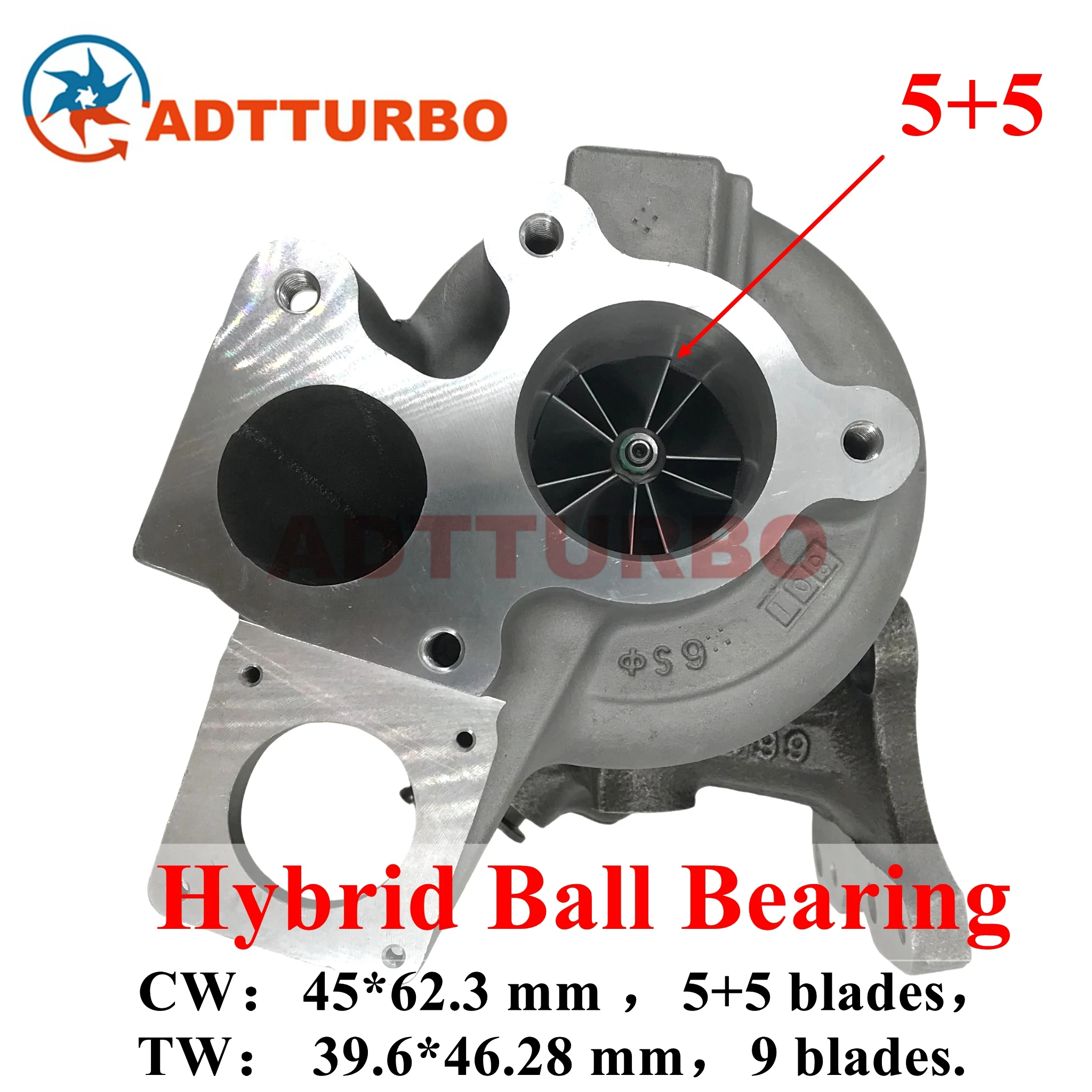 

TD025 Ball Bearing Turbo For Honda Civic 1.5 T L15B7 2SV 2015- 49373-07012 ​49373-07011 Turbine Upgrade 6+6 Blades 49373-07100