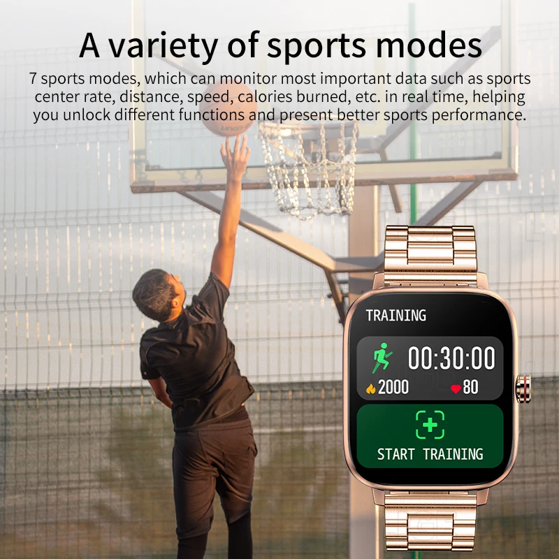 LIGE Call Smart Watch Women Dial For Android IOS Waterproof Bluetooth Music Full Touch Bracelet Clock smart watch