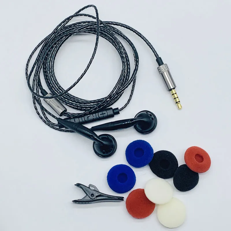 

DIY pk1 earphone vocal earphone 150ohms transparent film Fully compatible (send ear foam and bag)