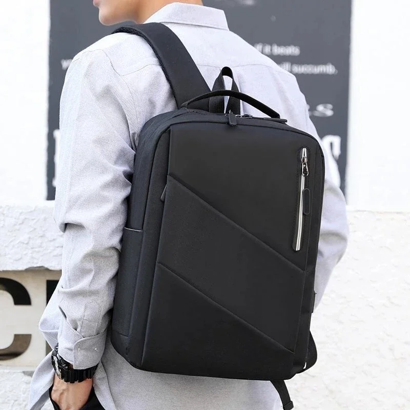 Impermeável Laptop Mochila Usb Notebook Escola Bolsa de Viagem Anti Roubo Mochila Casual Bolsas de Ombro Negócios 15 15.6 - Imagem 4