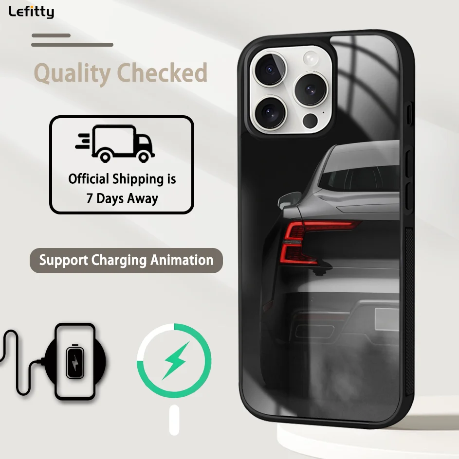 Classic Luxury Magnetic Phone Case with Magsafe Wireless Charging Compatibility