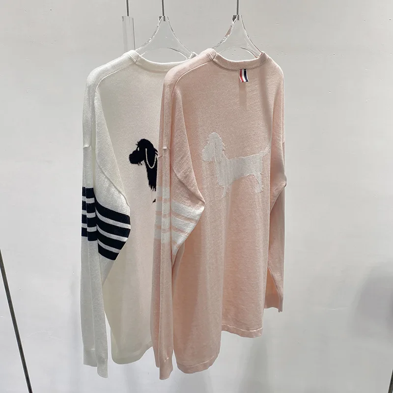 

Женская футболка средней длины, розовая Солнцезащитная футболка с длинным рукавом и мультяшным принтом