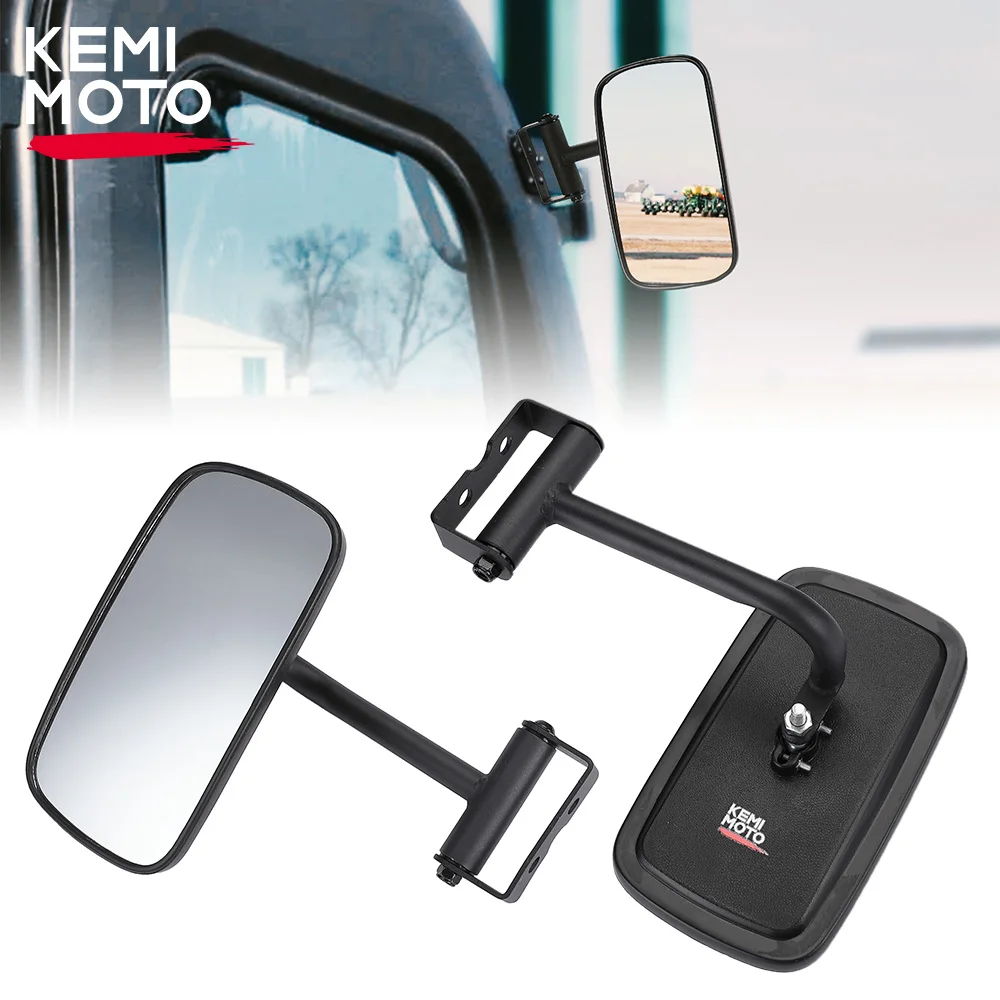 

KEMIMOTO UTV Compatible with Kubota RTV400, RTV500, RTV1100, RTV1140, RTV-X1100C 77700-V5059 2PCS Rear View Side Mirrors Kit