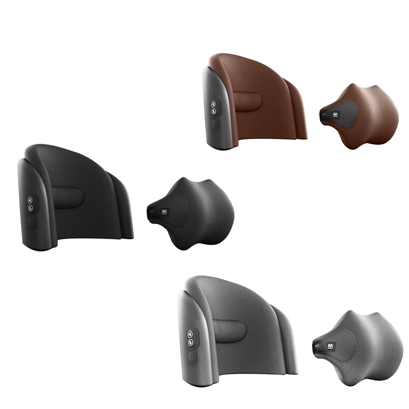 

Car Massage Neck Support Pillow Seat Back Headrest Pillow Support Simulation Human Massage Travel Home Pillow