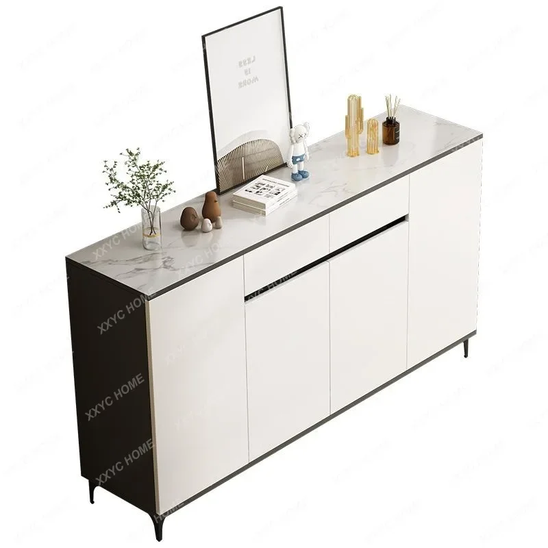 Modern kitchen Living Room Furniture Stainless Steel et Table Sideboard storage White Sideboard Cabinet Luxury Sideboards