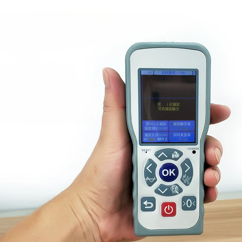 

Handheld mobile pressure sensor, force measurement digital display instrument, curve connection computer