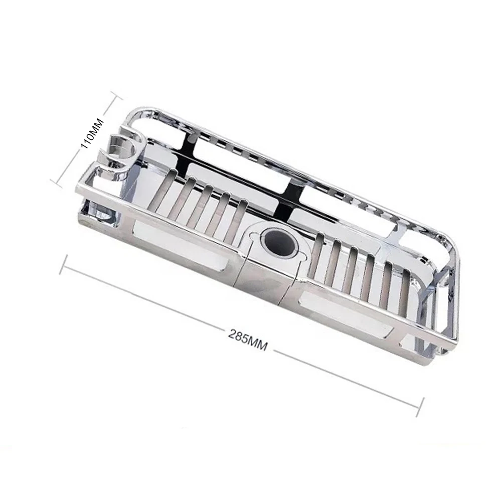Shower Storage Holder Bathroom Shower Rack Organizer Rod Head Holder for Rail with Diameter of 22 24 25mm