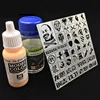 Military Building Tank Airplane Model Tools Digital Camouflage Missing Jet Leaky Spray Plate Etch Sheet Metal Masking Plates 4