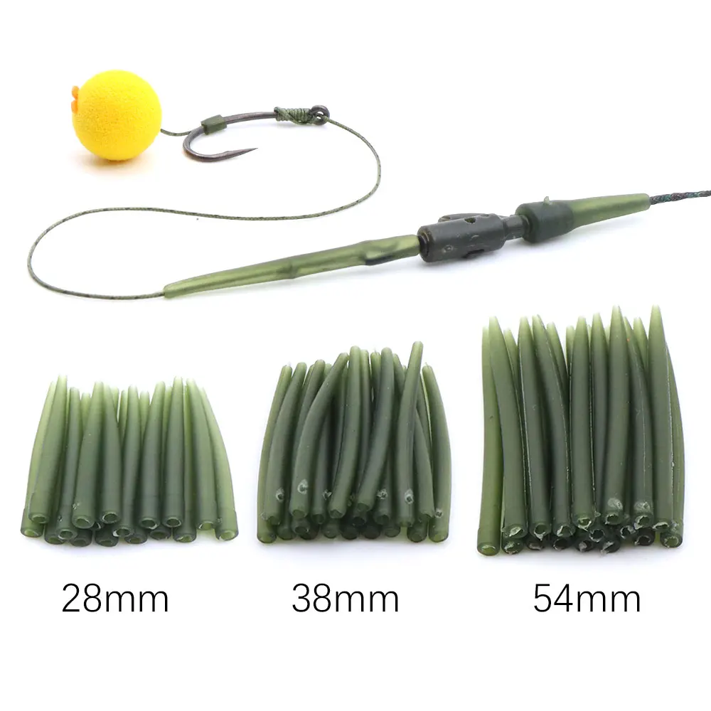 Tubi Gomma Anti-Groviglio Per Pesca Alla Carpa - 100 Pezzi 36mm - 2