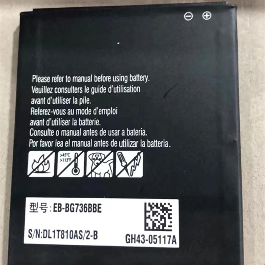

EB-BG736BBE 4500 мАч Новая высококачественная батарея для телефона Samsung Galaxy Xcover 6 PRO A736