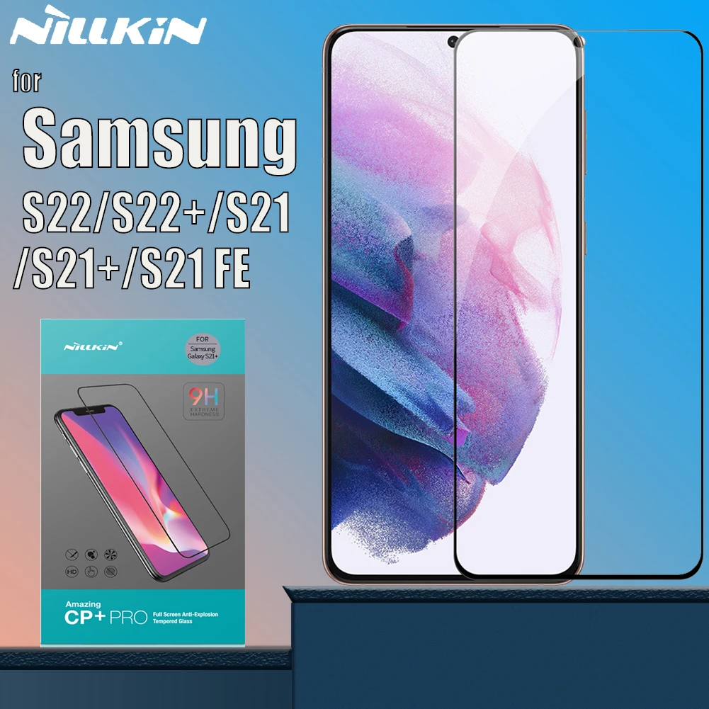 

Стекло Nillkin Tempred для Samsung Galaxy S23 S22 Plus S21 FE S20, стекло для защиты экрана с полным покрытием, прозрачная защитная пленка G