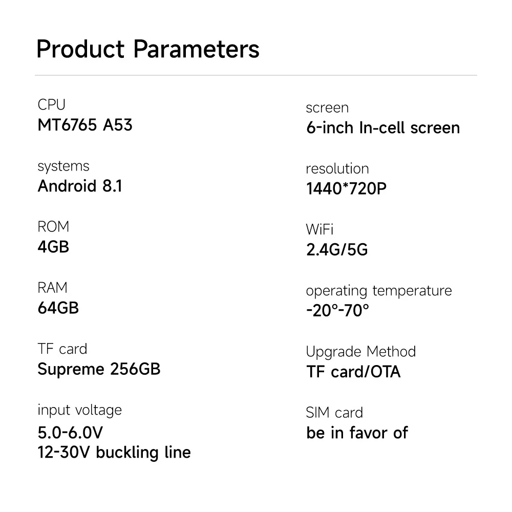 JIUYIN 6 inch Android Wireless CarPlay Android Auto Motorcycle GPS Navigation DVR TPMS Play Moto Portable Waterproof Monitor