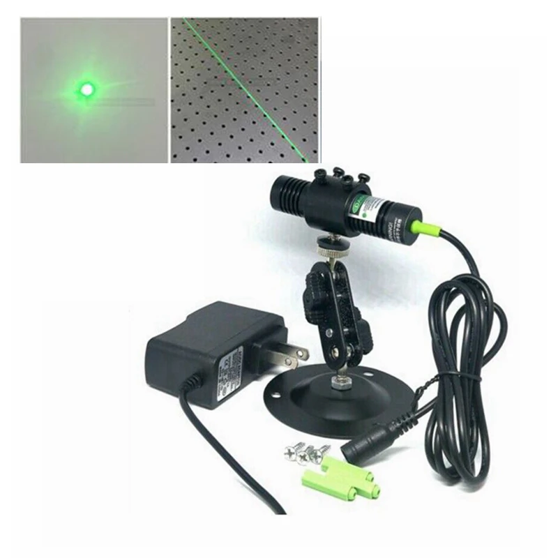 532Nm 10Mw/30Mw/50Mw Modulo Diodo Laser Green Dot/Line Beam Con Alimentazione E Supporto 5V
