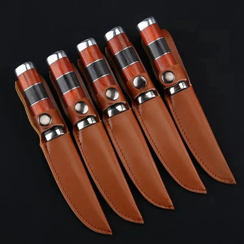 Small Pocket Knife Multi-function Stainless Steel Cutting Cleaver for Fruit Vegetable Slicing Home Cooking BBQ Tools kitchen knife