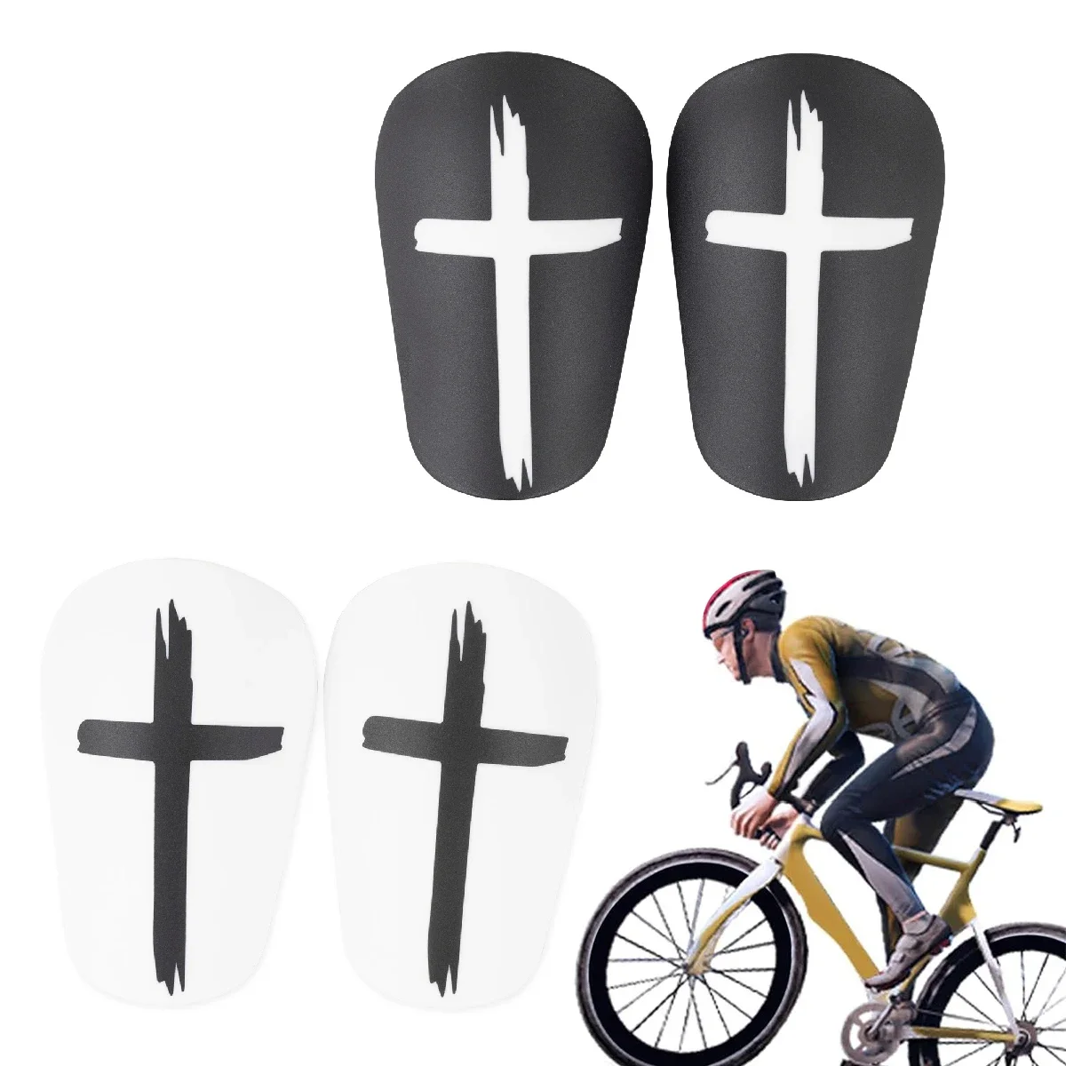 1Pair Mini Soccer Shin Guards, Extra Small Football Shin Pads Miniature Guards Protective Guards Equipment for Adults