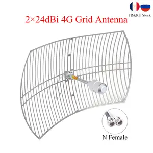 Antena exterior de panel híbrido 2 * 22dbi 3g 4g LTE 1700-2700mhz -  AliExpress