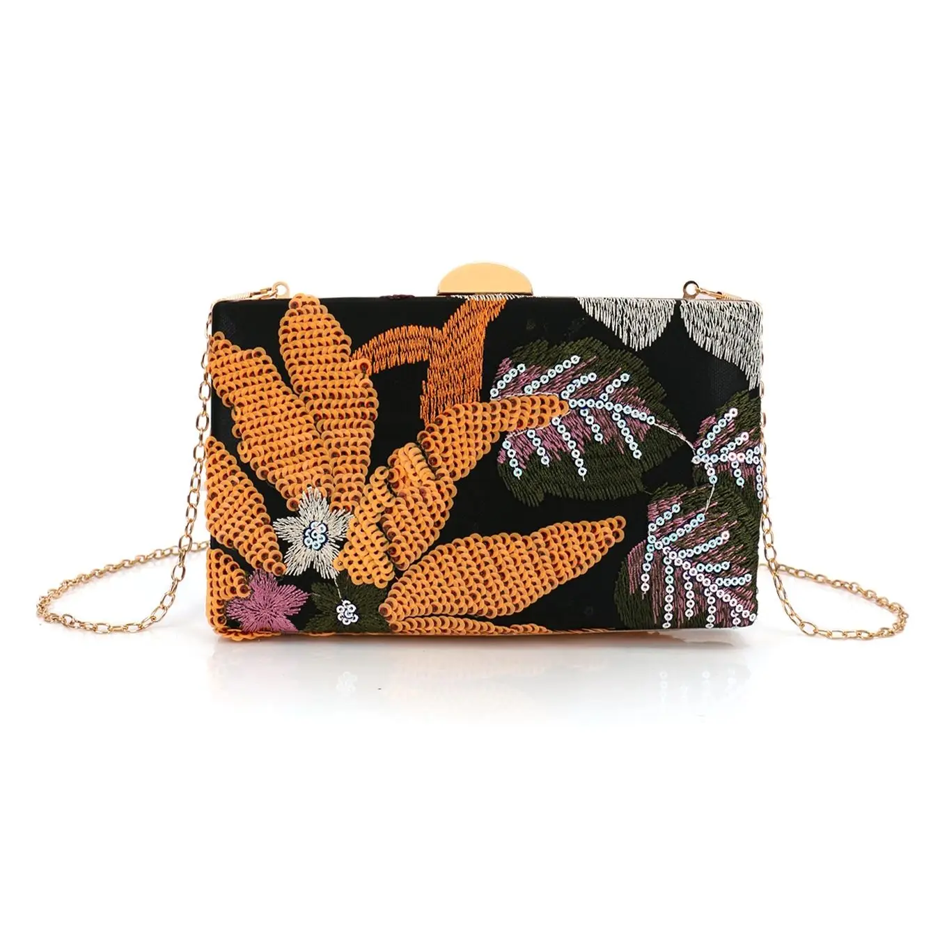 Bohemian Floral Evening Crossbody Bag for Women