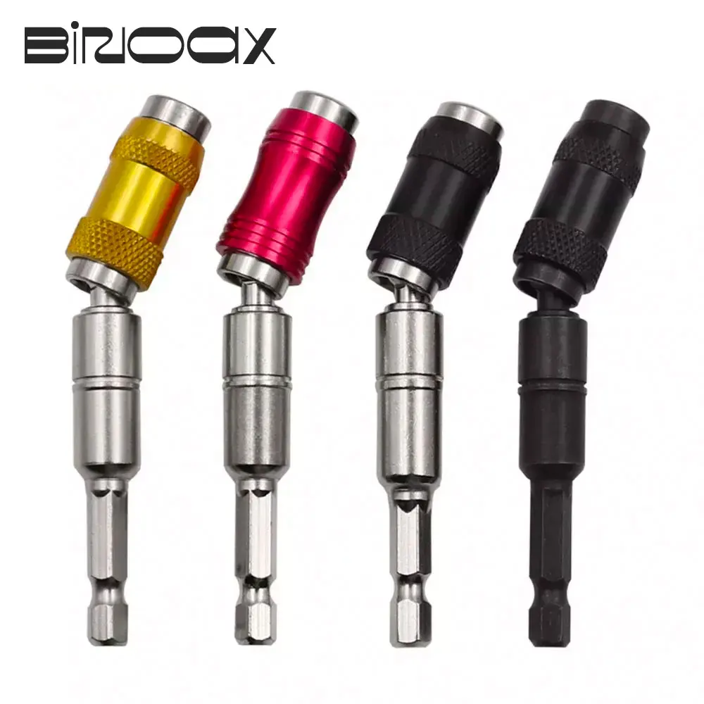 

Binoax Pivoting Magnetic Screwdriver Bit Drill Tip 1/4" Hex Quick Release Holder Drive Guide Drill Bit Extensions