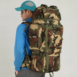 Lawaia-mochila táctica de 65L para exteriores, morral militar Molle, bolsa deportiva impermeable para acampar, senderismo y caza