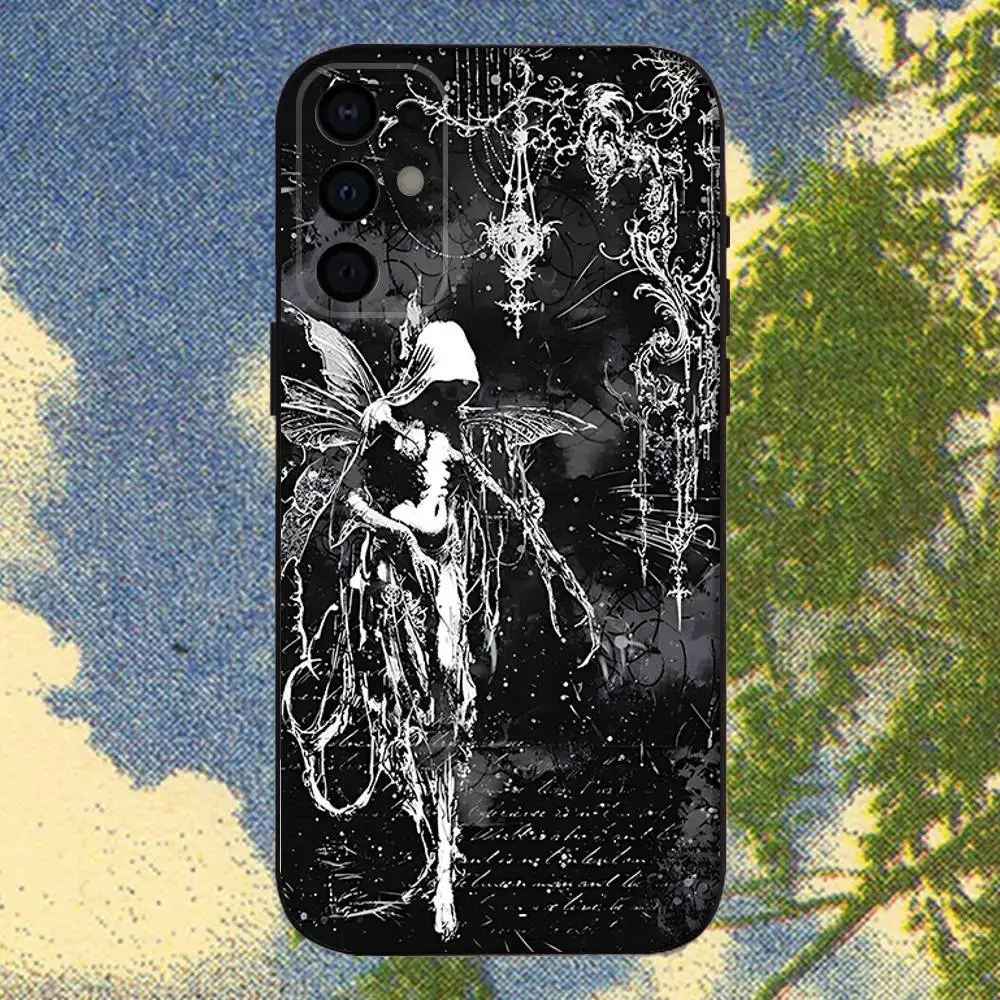 Dark Gothic Coquette Cybersigilism Skin-Friendly TPU Phone Case