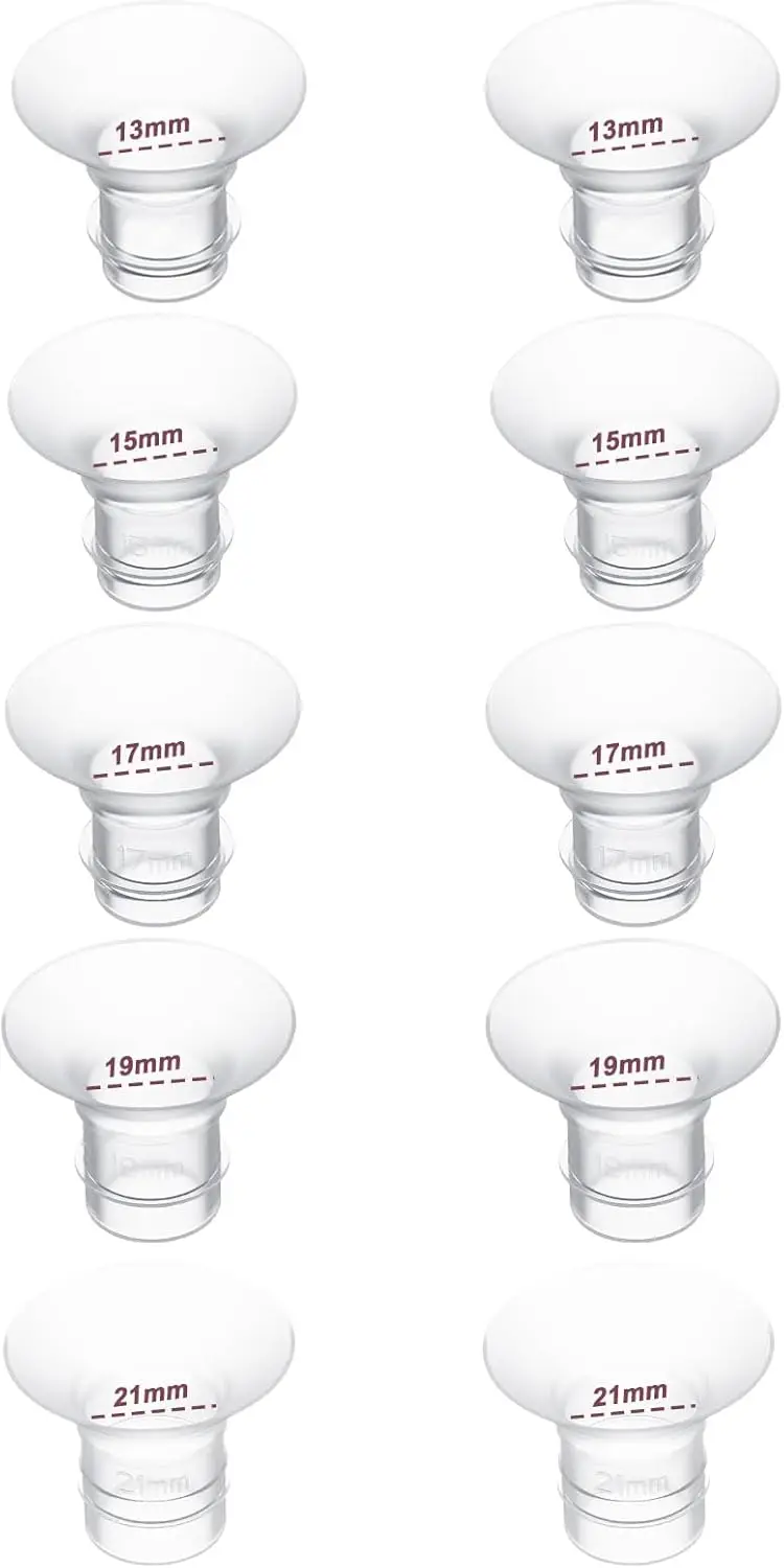 Flange Inserts Compatible with Medela/Spectra/Elvie/Momcozy/XIMYER/YOUHA 24mm Shields/Flanges,Reduce 24mm to Other Size