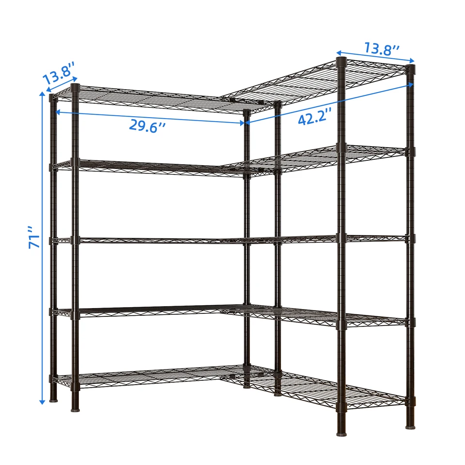 Heavy Duty Adjustable Metal Storage Shelves