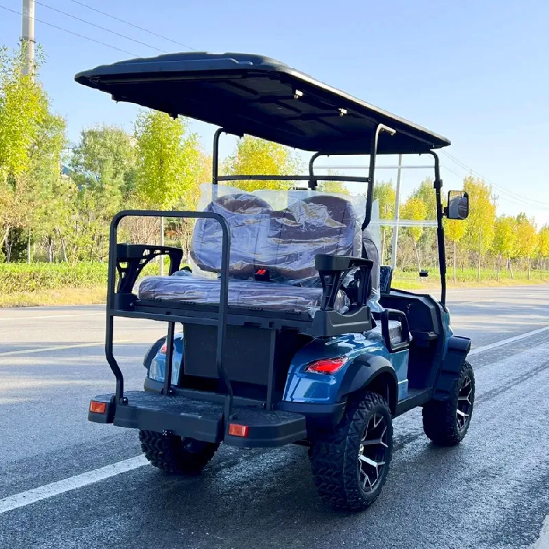 

New Design Factory Wholesale Price High Quality Adult Solar Powered 48V 5000W Mini Lithium Battery Electric Golf Cart