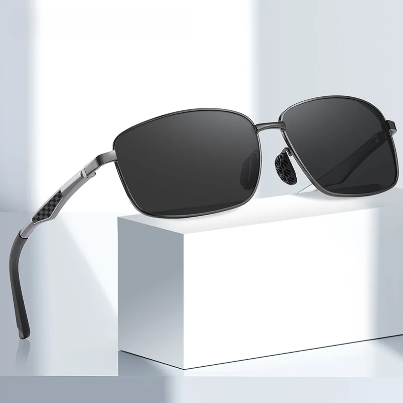 Men's Fashion colorful sunglasses polarized travel driving sunshade glasses degrees prescription customization 0 ~-6.00