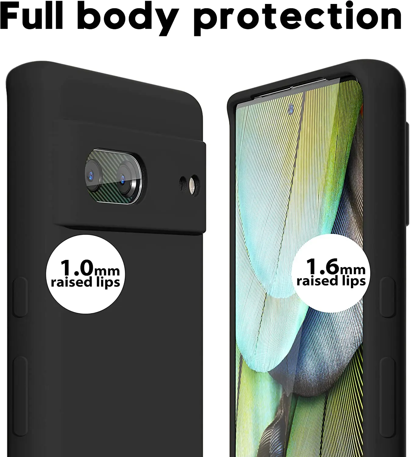 1.0mm and 1.6mm raised lips and Full body protection 