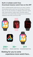 Nouvelle montre intelligente 1.83 "écran HD surveillance du sommeil et de la santé appel Bluetooth Modes multisports montres intelligentes de mode pour femmes hommes cadeau 5